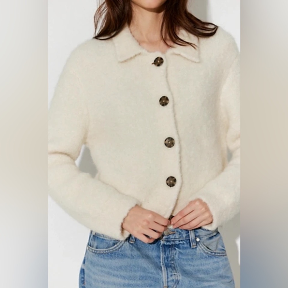 We The Free Open Arms Cardigan Alpaca XS Like New